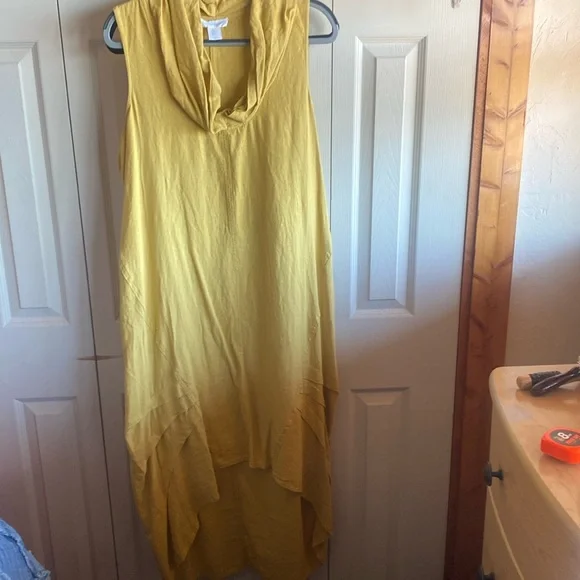 Cynthia Rowley | Dresses | Cynthia Rowley Nwt Cowl Neckline Sleeveless Linen  Blend Hilo Midi Dress | Poshmark